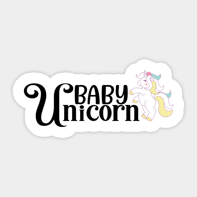 Baby Unicorn Sticker by família